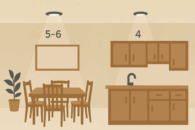 What Size Recessed Lights for Kitchen